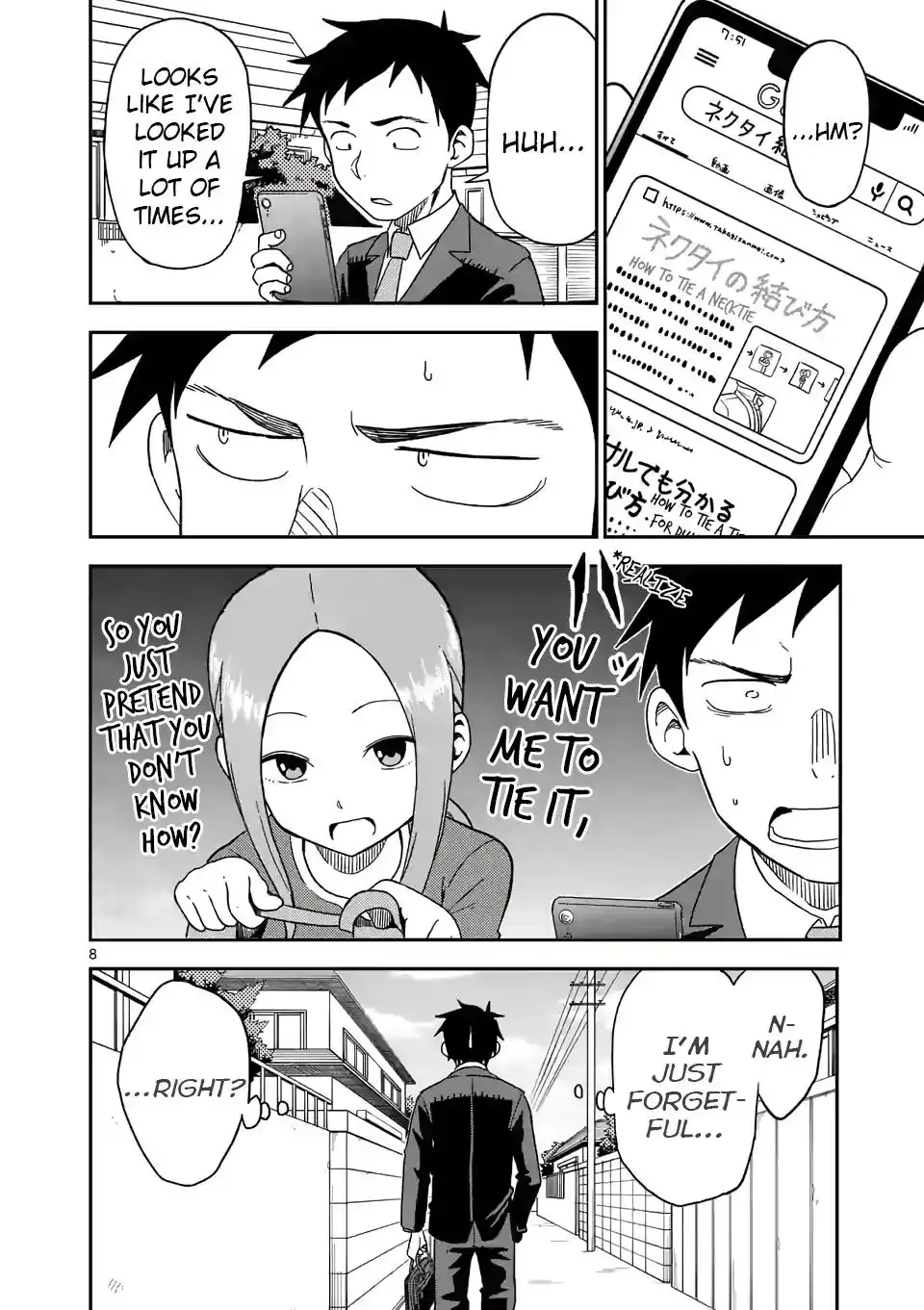 Karakai Jouzu no (Moto) Takagi-san Chapter 81 8